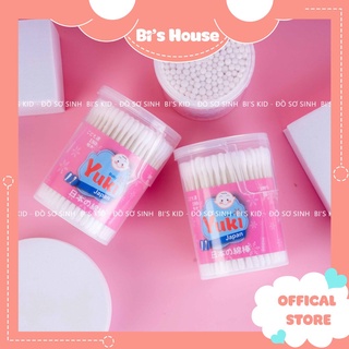 Tăm bông hộp YUKI 180 que bông mềm [ ẢNH THẬT ]🍀