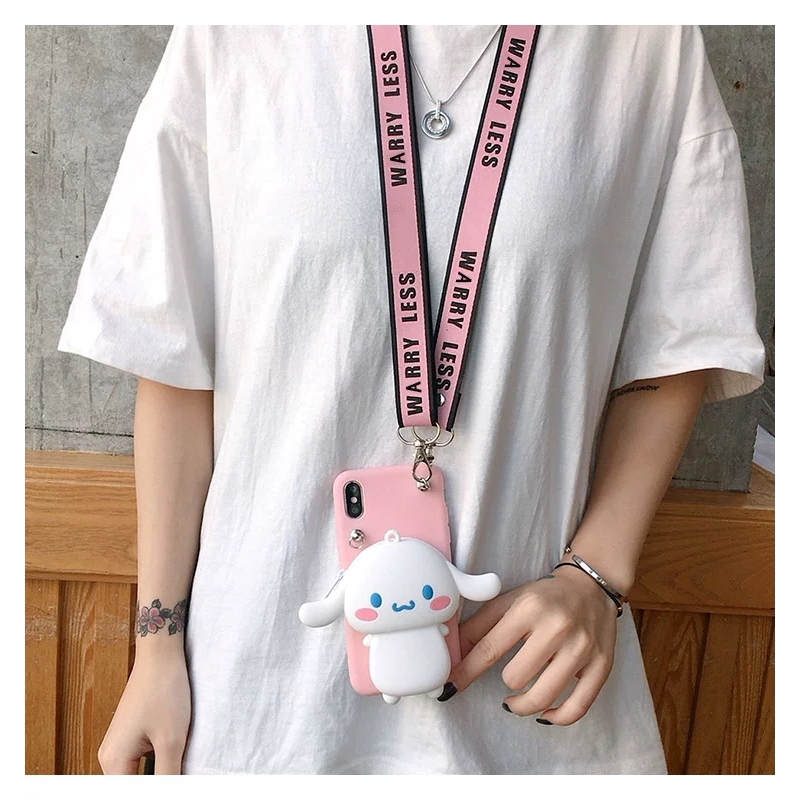 Samsung Galaxy A5 2017 A6 A7 A8 A9 2018 Pink Melody Phone case with sling