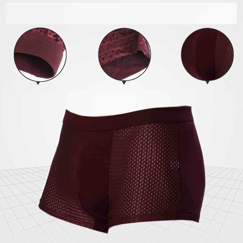 Quần Lót Nam Cao Cấp - Quần Sịp Đùi Nam Kháng Khuẩn, Lưu Thông Khí Tốt AMYBRA NB79