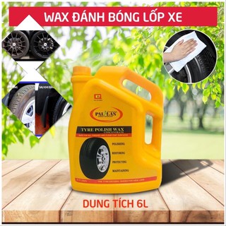 Wax đánh bóng vỏ lốp ô tô & xe máy 6l pallas