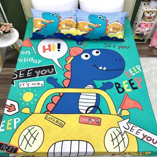 BỘ GA GỐI COTTON 100% CAO CẤP 3D CHO BÉ YÊU (FREE BO CHUN)