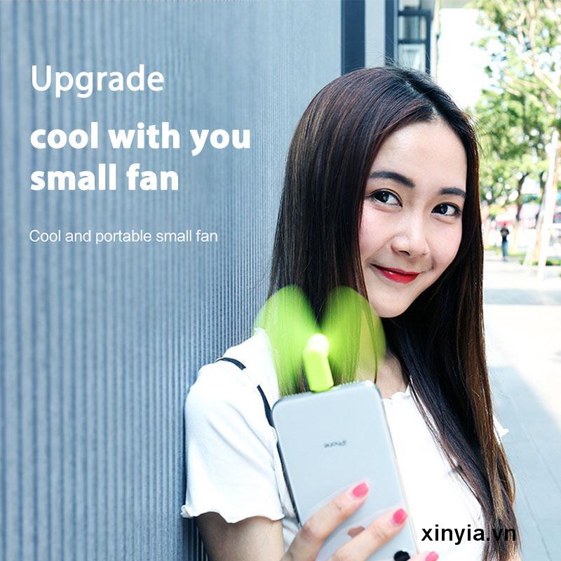 Quạt USB Mini Sáng Tạo Hai Trong Một Cho Điện Thoại Android Apple