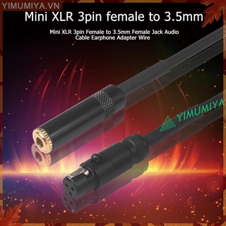Dây Cáp Chuyển Đổi Âm Thanh Mini Xlr 3pin Sang 3.5mm Female