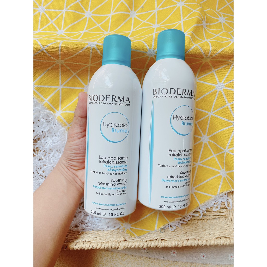 [CHUẨN AIR] Bioderma Hydra Brume 300ml - Xịt Khoáng Cho Da Nhạy Cảm