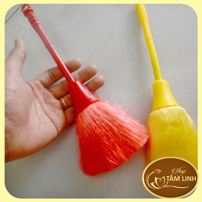 Chổi quét bàn bàn thờ, tượng _ chổi vệ sinh bàn thờ siêu tơ, siêu bền cầm tay