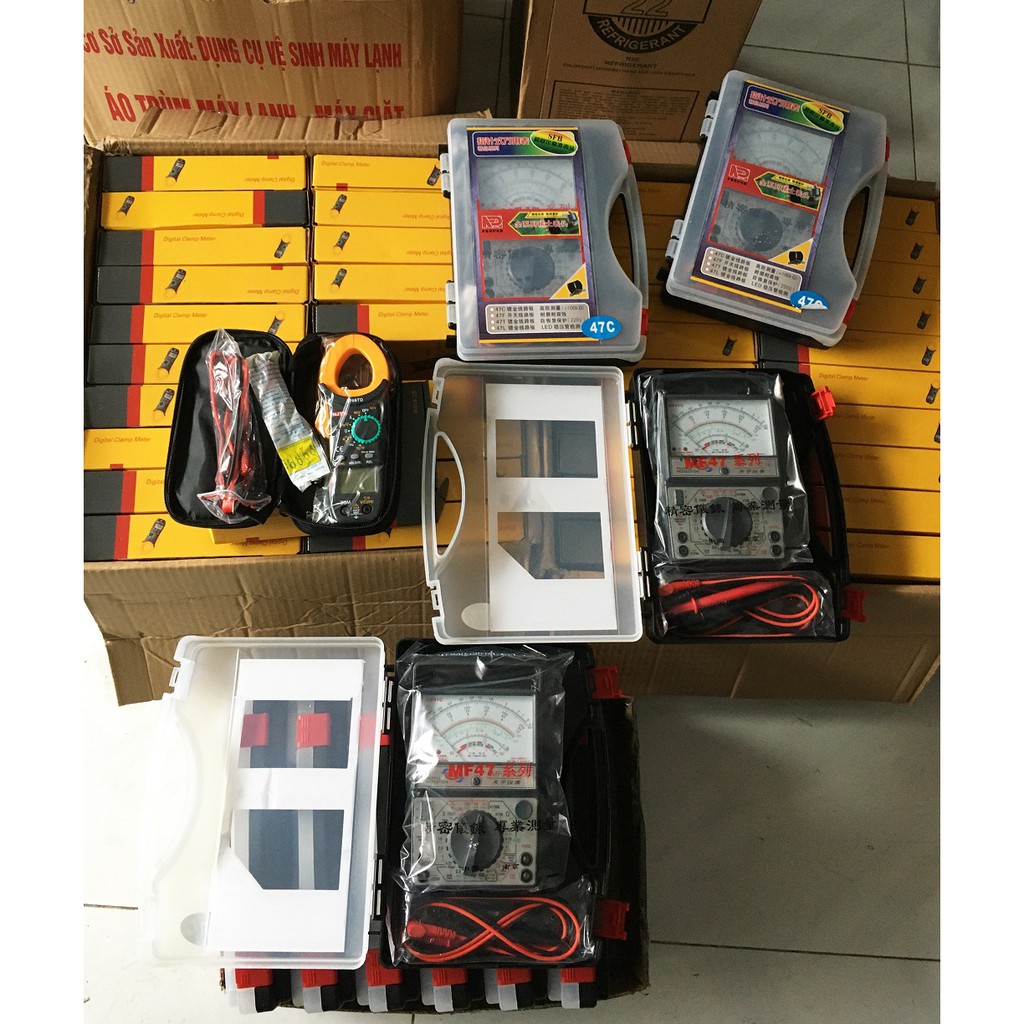 Đồng hồ kim vạn năng MF47C - Đồng hồ cơ vạn năng đầy đủ phụ kiện kèm theo