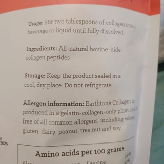 Collagen thủy phân dạng bột, Collagen Peptides 907g