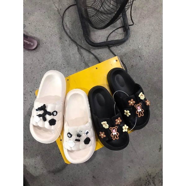 Dép Bánh mì siêu hot, dép bánh mì Chao cho cả nam và nữ, dép quai ngang độn đế cao 3cm