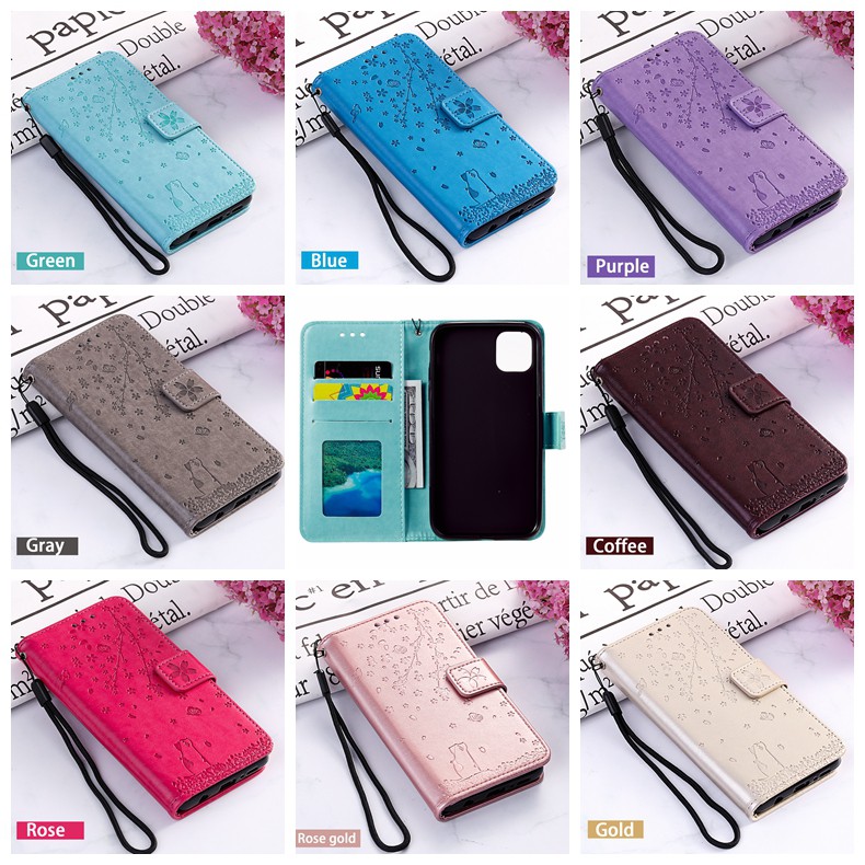 Bao da điện thoại có ngăn để thẻ dành cho Samsung Galaxy J4 J6 Plus J2pro 2018 | BigBuy360 - bigbuy360.vn