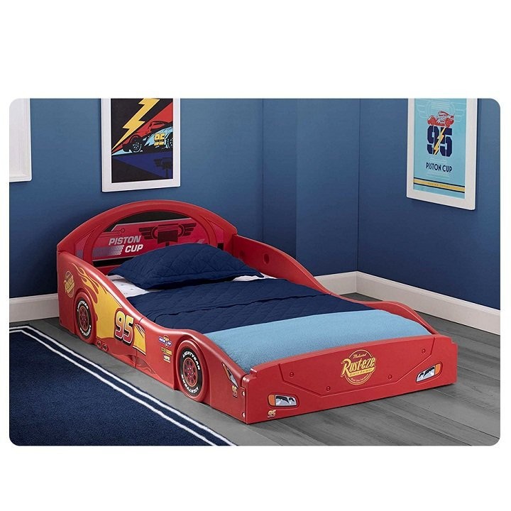 Giường ngủ cho bé (tặng kèm đệm) phù hợp cho bé từ 2 - 10 tuổi - Giường cho bé - Giường ngủ thông minh
