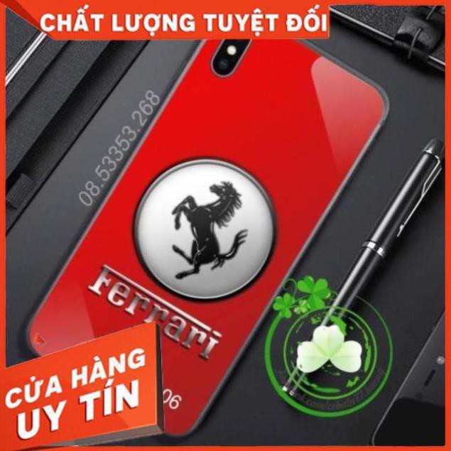 Ốp lưng điện thoại, lưng kính,hình in logo xe siêu sang in đẹp, chuẩn mầu, in uv, công nghệ nhật