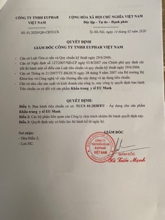 khẩu trang y tế eumask
