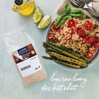 Hạt siêu cao lương (bobo ) hữu cơ đã bóc vỏ Sotto 500g Organic Sorghum