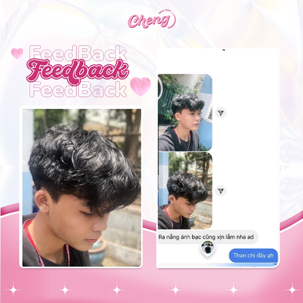 Thuốc Nhuộm Tóc Màu THAN CHÌ Nam Không Tẩy | Chenglovehair, Chenglovehairs