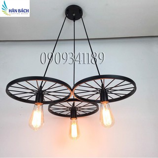 Đèn Thả Trần Kiểu Bánh Xe LL-5345 loại 3 bánh xe