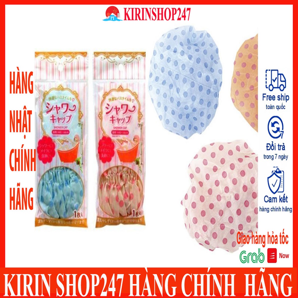 Mũ chụp tóc khi tắm Hàng Nhập Khẩu Từ Nhật
