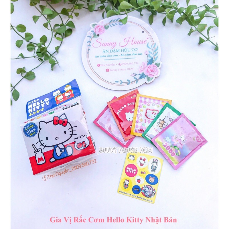 Gia vị rắc cơm Hello Kitty Nhật Bản