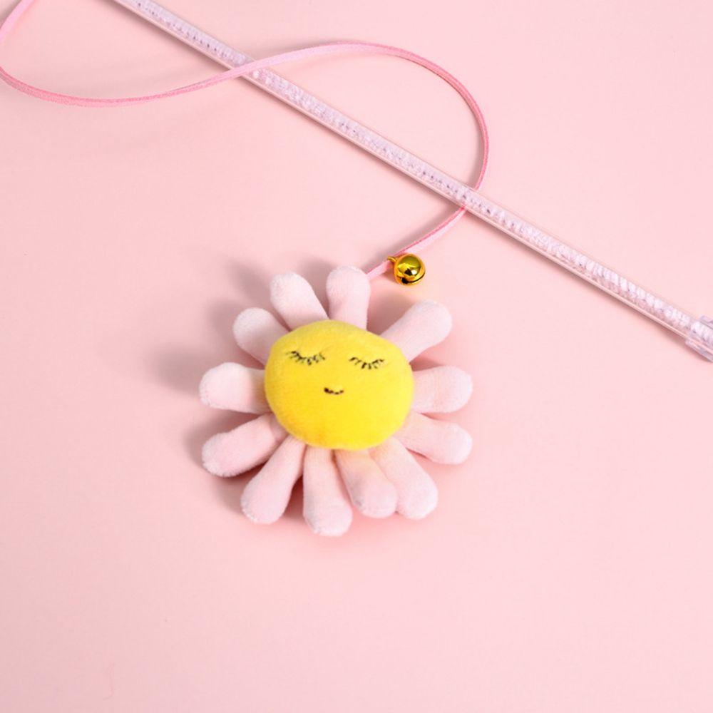 Aaron1 Gậy Đồ Chơi Hình Hoa Hướng Dương Mini Có Chuông Kêu Tương Tác Thú Cưng