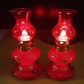 đèn dầu thờ pin