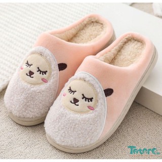 Dép bông cừu mỏng