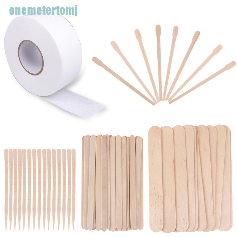 【ter】302pcs Wax Strips Wax Sticks Kit- including 50m Non-Woven Wax Strip Roll, 300pcs