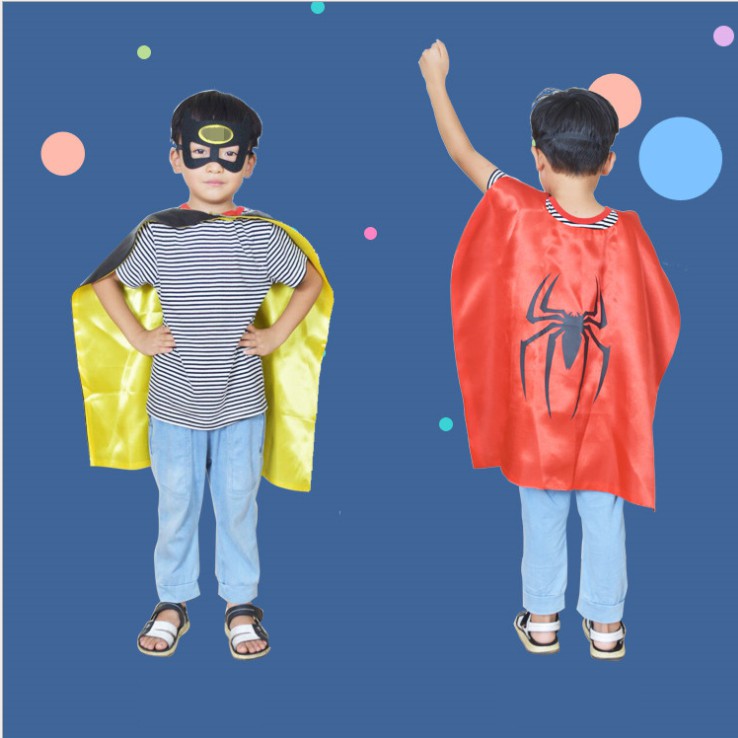 Áo choàng hóa trang siêu anh hùng the avengers halloween dành cho bé