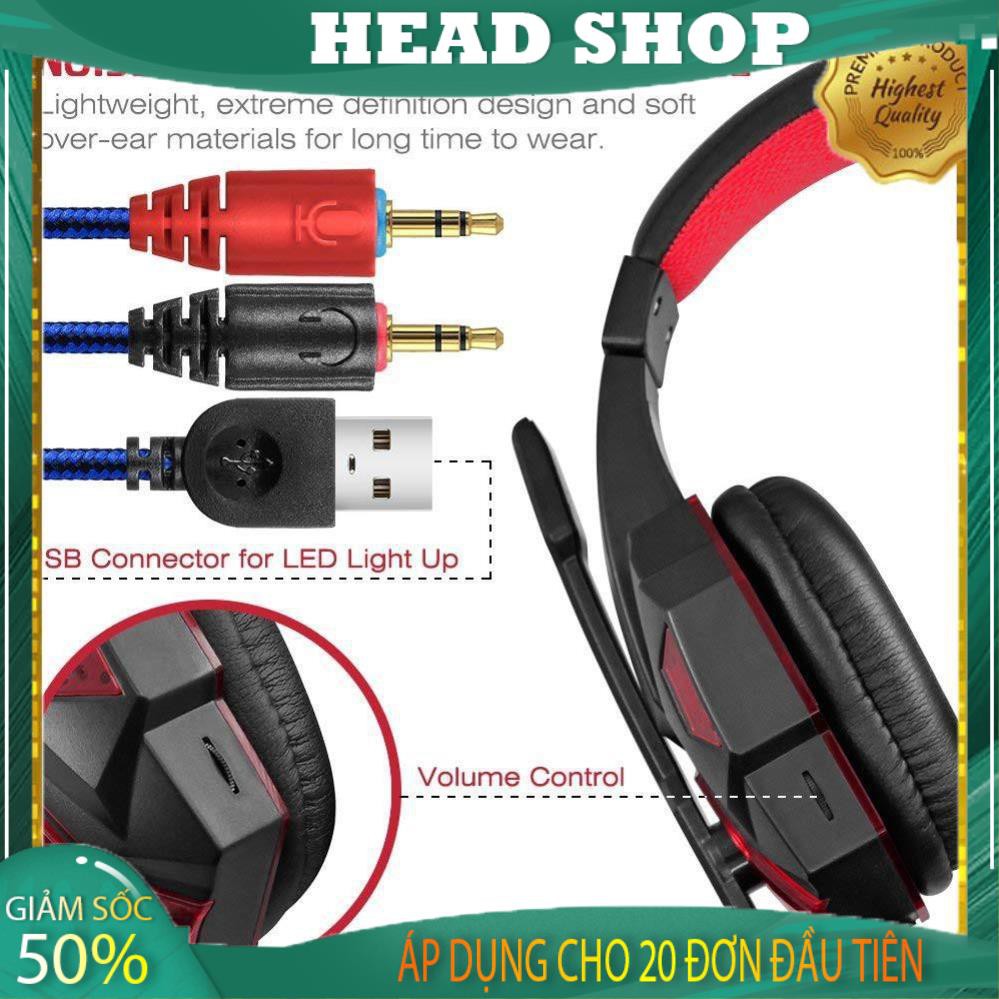 Tai nghe chuyên game thủ Plextone PC780 - đèn LED - Có Mic - Headphone gaming mã pc780 (Gía sỉ ) HEAD SHOP