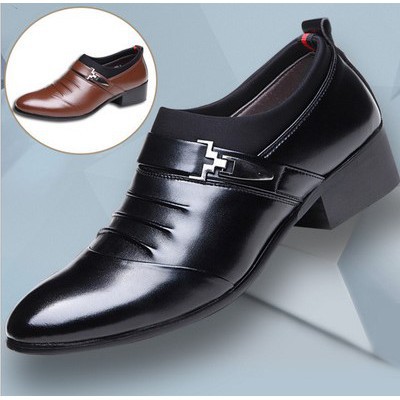 Giày Tây Chất Liệu Da Bò Thời Trang Cho Nam