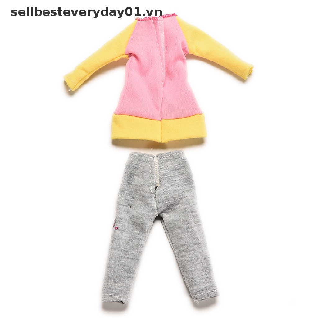 Set đồ 2 món thiết kế thời trang xuân thu cho búp bê Barbie