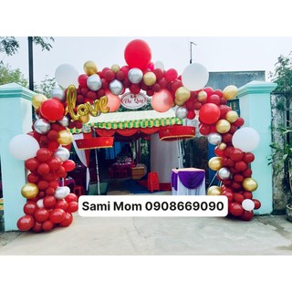 Bong bóng màu đỏ bịch 20 cái