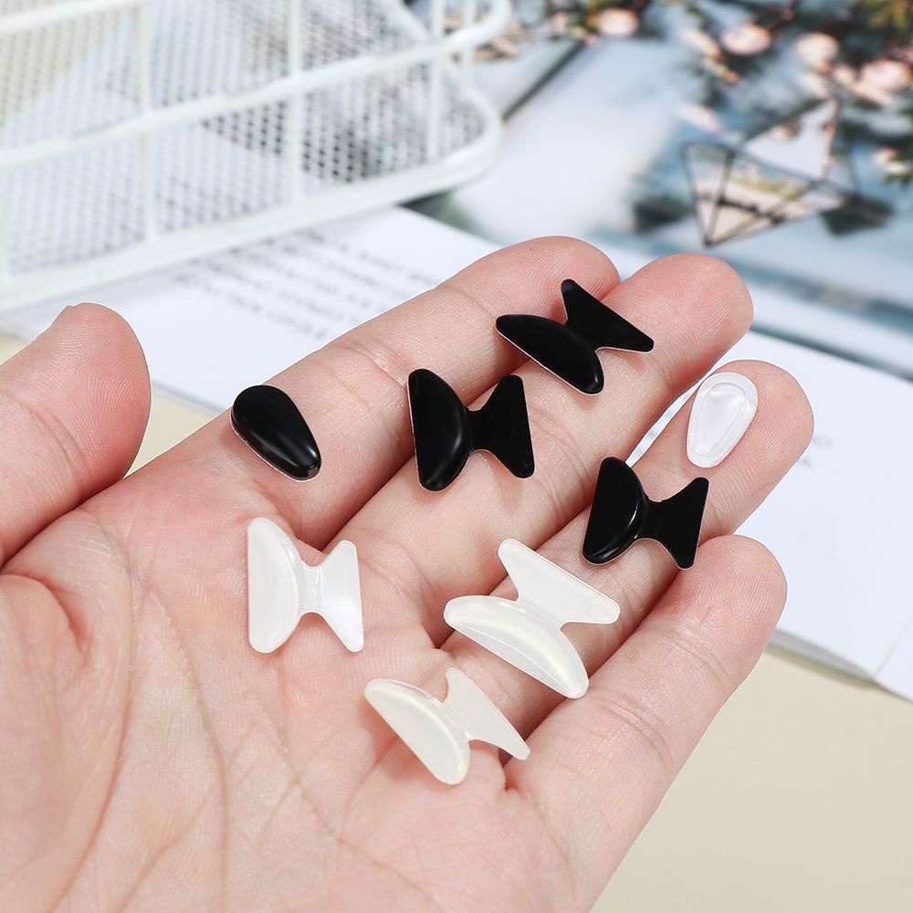 Cặp đệm mũi bằng silicone mềm chống trượt nhiều màu lựa chọn dành cho mắt kính