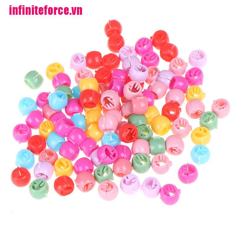 Set 100 Kẹp Tóc Mini Màu Sắc Ngọt Ngào Dễ Thương