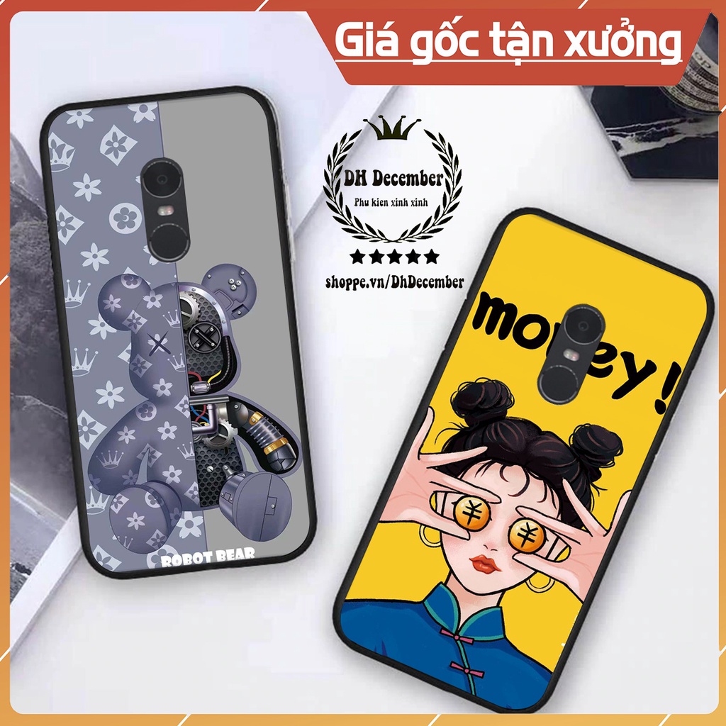 Ốp lưng Xiaomi REDMI NOTE 4 / REDMI NOTE 4X / REDMI 5 PLUS in hình 3D lucky, gấu Brick xinh xắn - KHÔNG NÊN BỎ LỠ