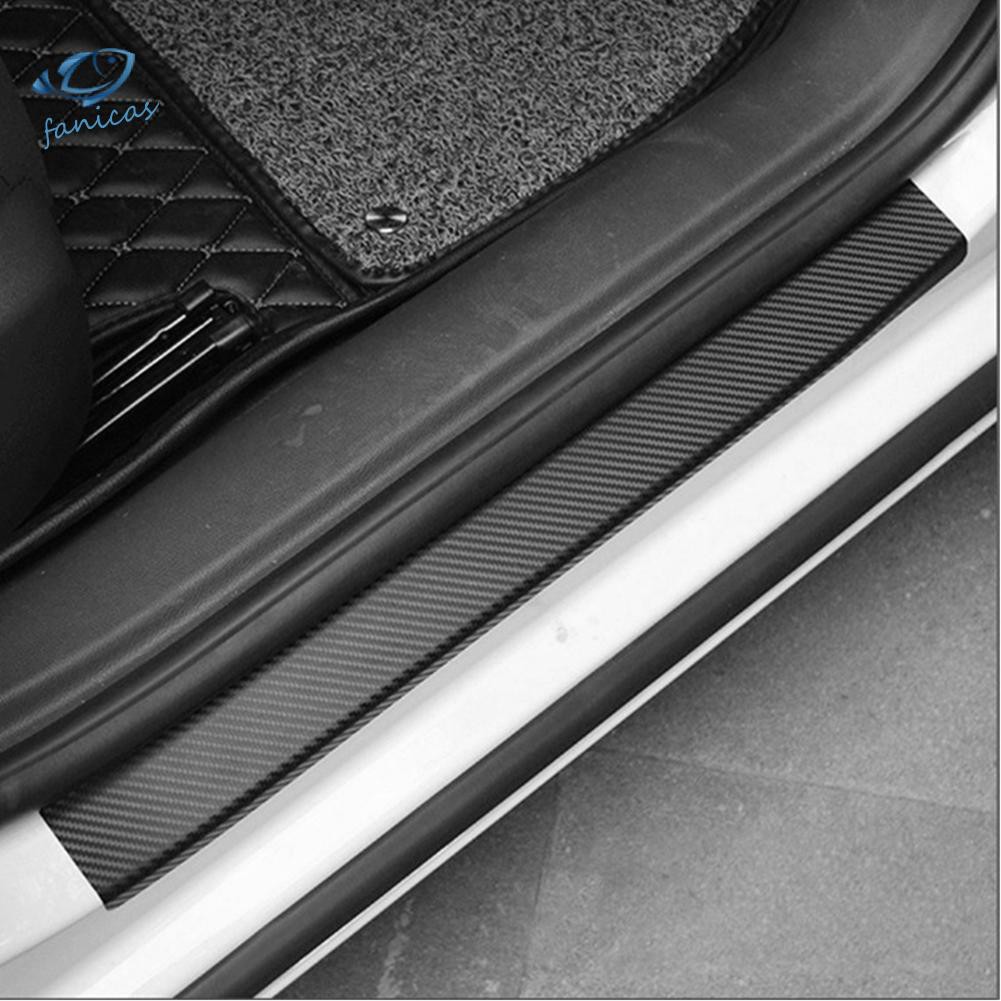 4 Miếng Dán Carbon Bảo Vệ Cửa Xe Hơi Chống Trượt