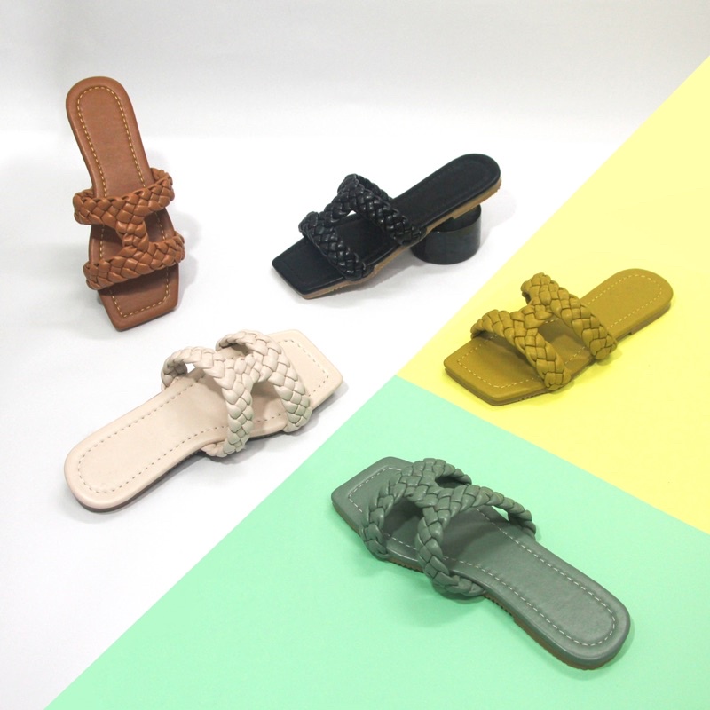 DÉP NỮ BÍNH DÂY CHỮ H