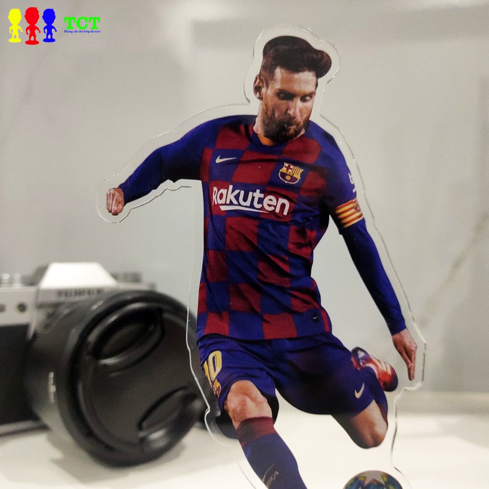 Mô hình tượng Acrylic Standee cầu thủ Messi Ronaldo Neymar Halaand Mabpee