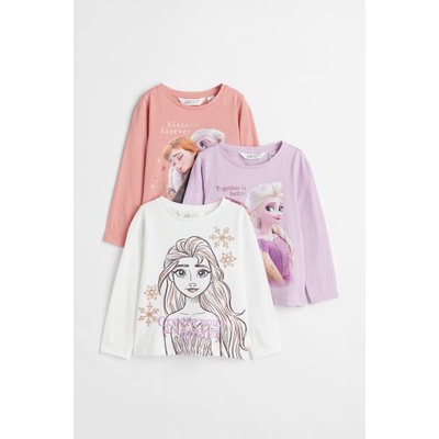 Áo bé gái dài tay Elsa, Pony 2-10 tuổi H&M', áo thun dài tay chất cotton Cambodia xuất dư xịn -Minkids
