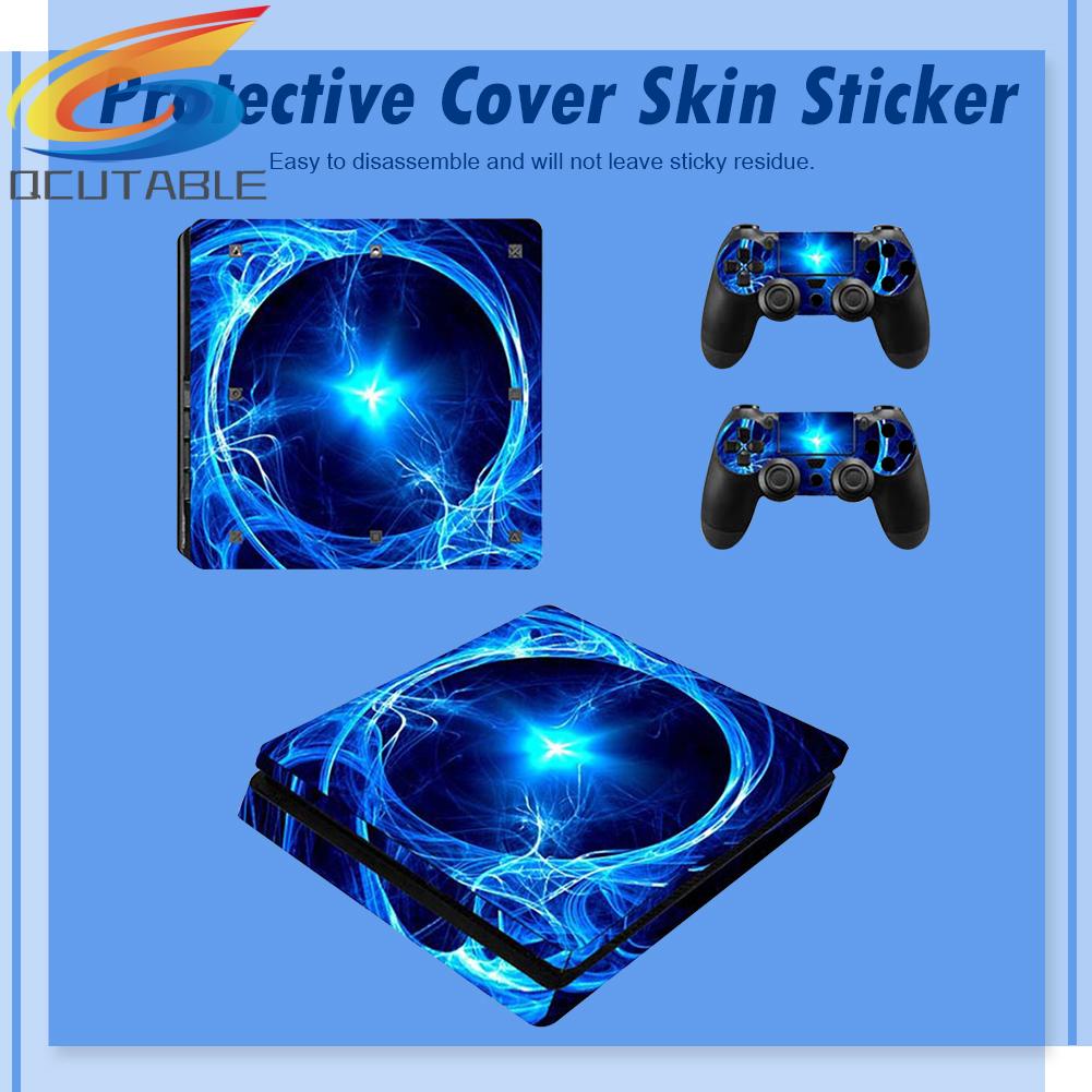Set 2 Miếng Dán Cho Máy Chơi Game PS4 Sony PS 4 Slim Console