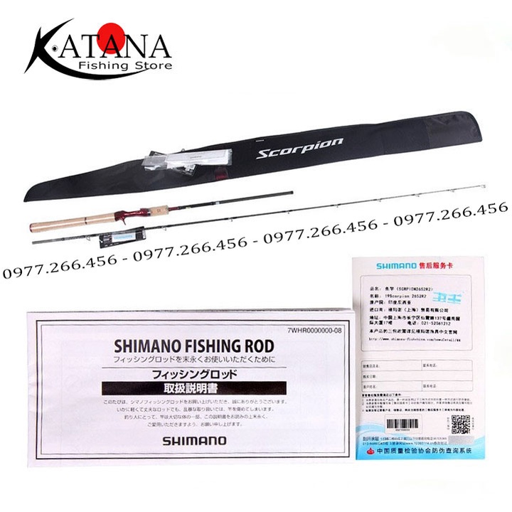 Cần Câu Shimano Scorpion - Máy Đứng , Máy Ngang