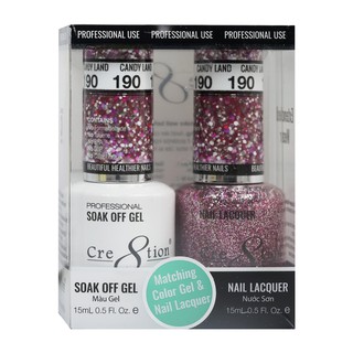 Sơn cre8tion duo gel candy land_190