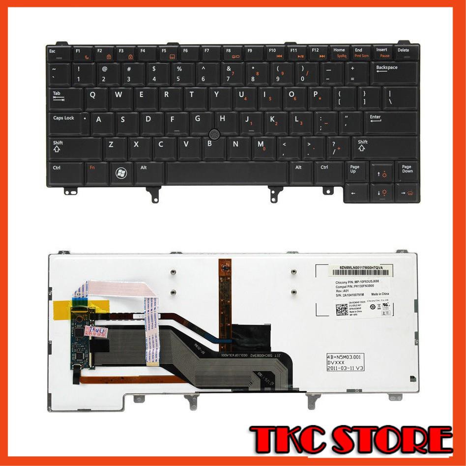 ⚡ Bàn Phím Laptop Dell E6420 E6220 (Có Đèn)