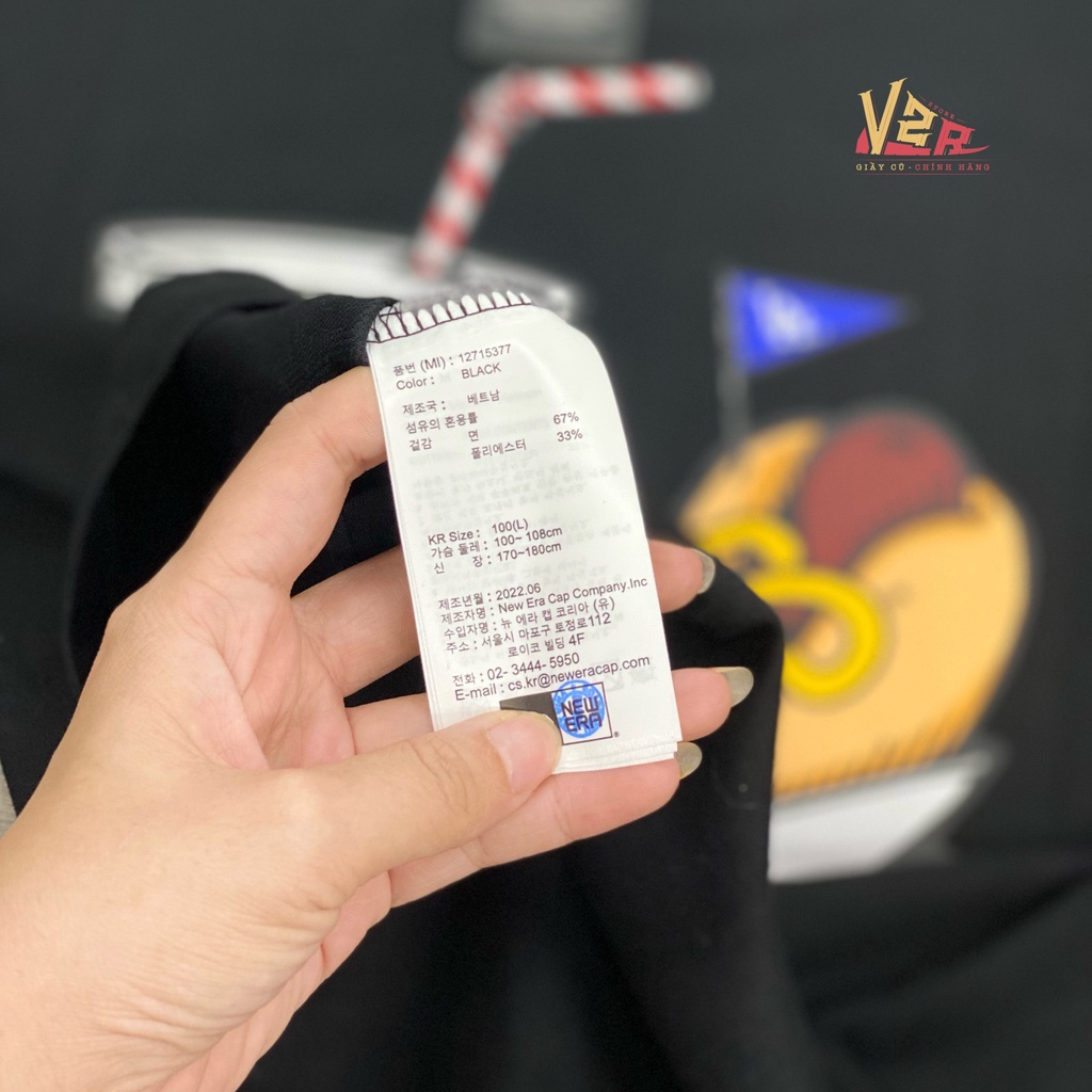 Áo Thun New.e.ra M.L.B Dodgers Hot.dog Black 💥💥💥