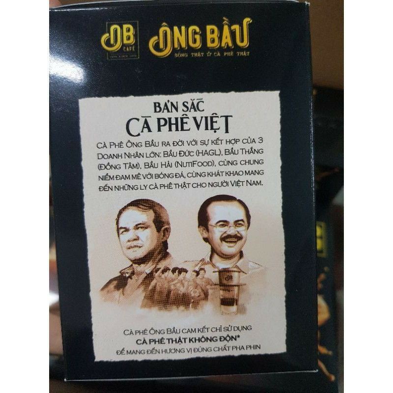 Cà phê sữa đá Ông Bầu 240g (10 gói x 24g) | BigBuy360 - bigbuy360.vn
