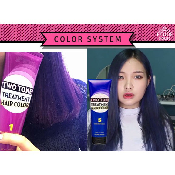 Thuốc Nhuộm Tóc Tạm Thời Etude House Two Tone Treatment Hair Color