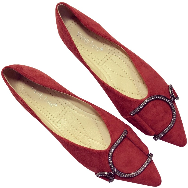 Giày Cao Gót Mũi Nhọn Đính Đá Thời Trang Xuân Hè Hàn Quốc | BigBuy360 - bigbuy360.vn