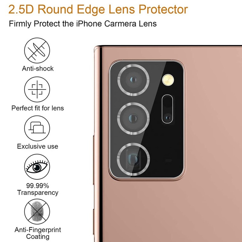 Set 2 miếng dán cường lực cho camera Samsung Galaxy Note 20 S20 Ultra S10 Note 10 Plus Lite A71 A51