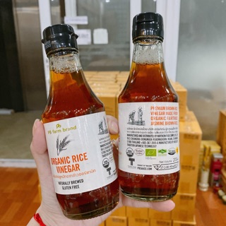Dấm gạo lứt hữu cơ pb farm 200ml