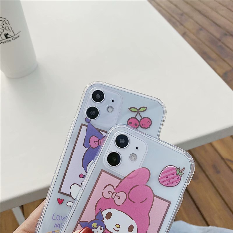 Ốp điện thoại mềm in hình melody thích hợp cho Iphone 12/13 Pro Max 7plus 8plus X Xr 11 Promax Xs Max Se2 I7 / 8