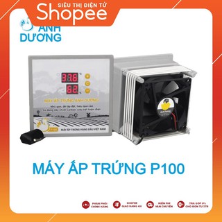 Máy ấp trứng mini Ánh Dương P100 - Lò ấp trứng Gà, trứng Vịt, trứng Cút - Tự đảo tay, lắp vào thùng xốp