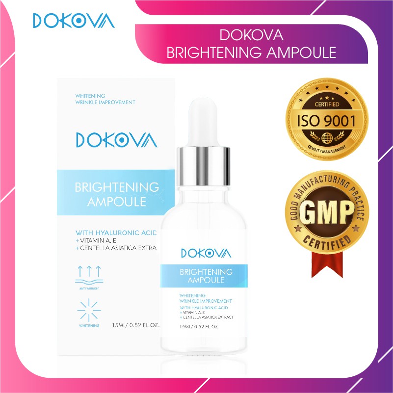 Serum trắng da mờ nám chống lão hóa Dokova - 15ml